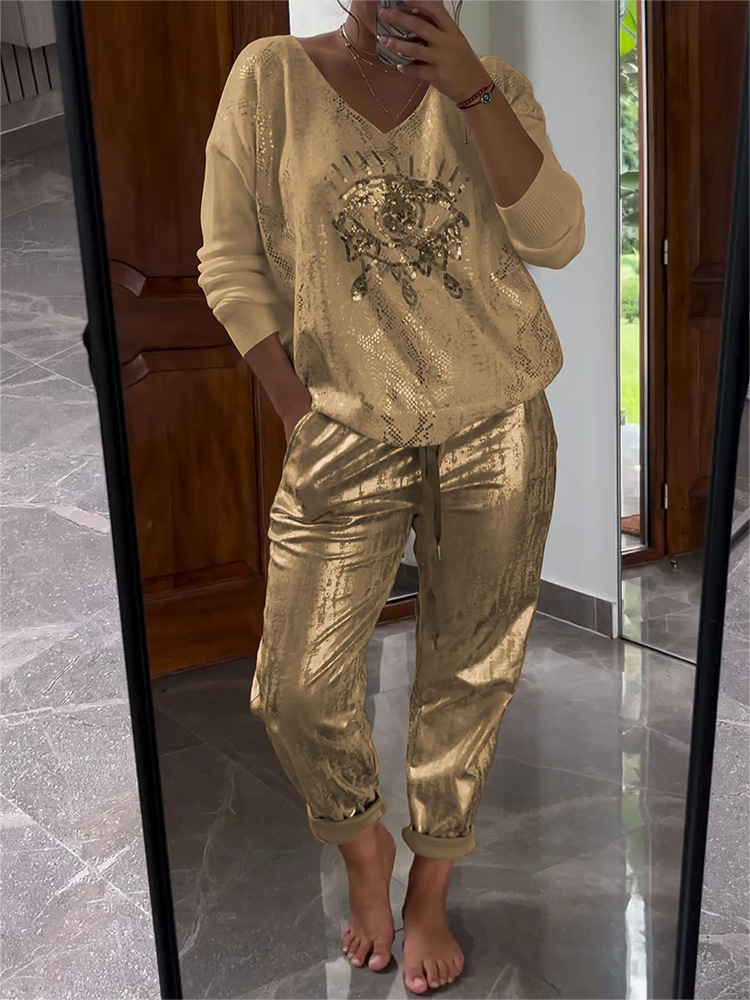 Eliška-stylový dvoudílný outfit