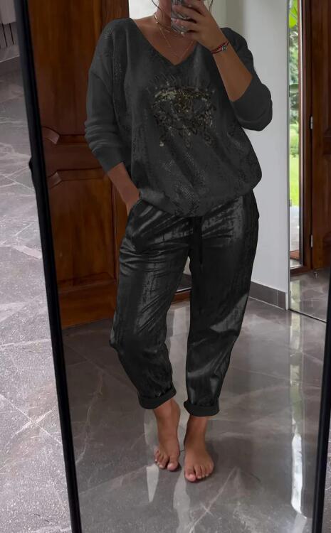 Eliška-stylový dvoudílný outfit