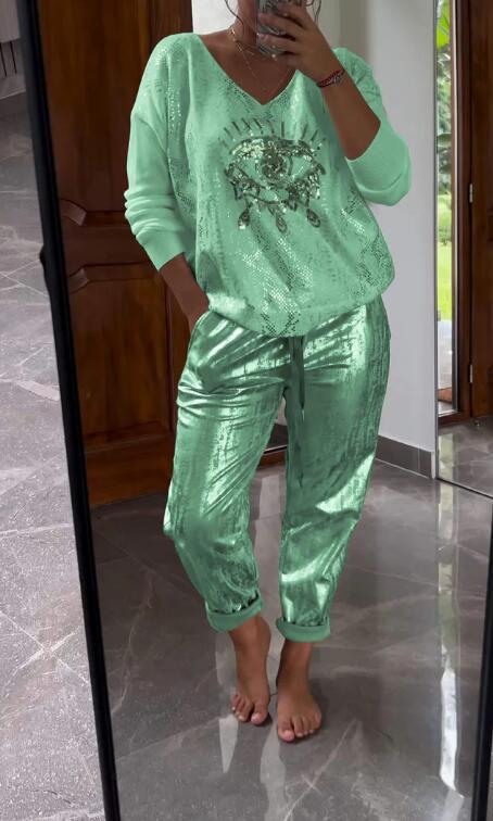 Eliška-stylový dvoudílný outfit