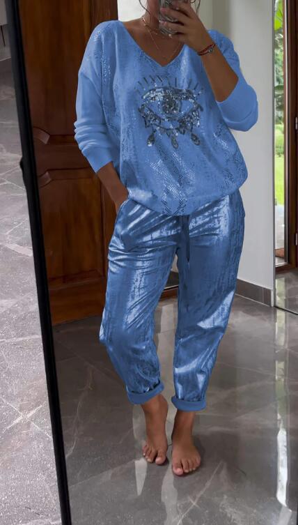 Eliška-stylový dvoudílný outfit